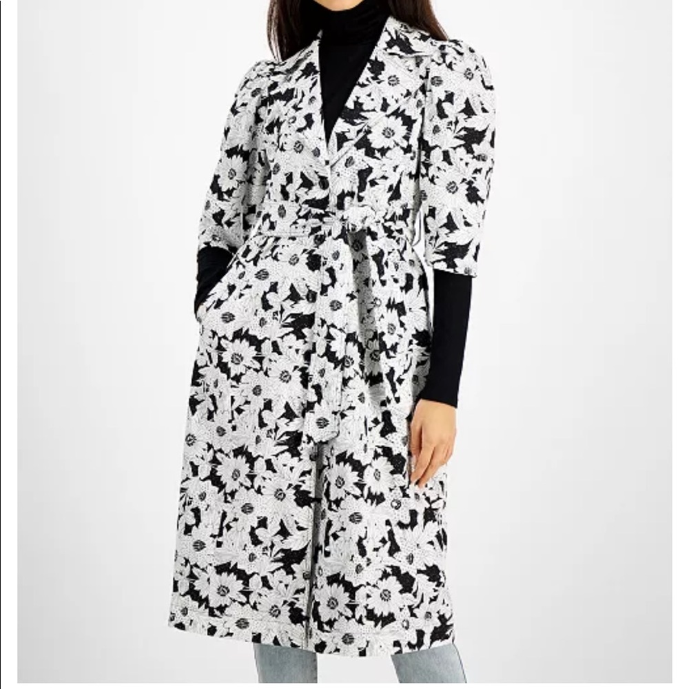 INC International Concepts
Printed Puff-Sleeve Trench Coat🍎
